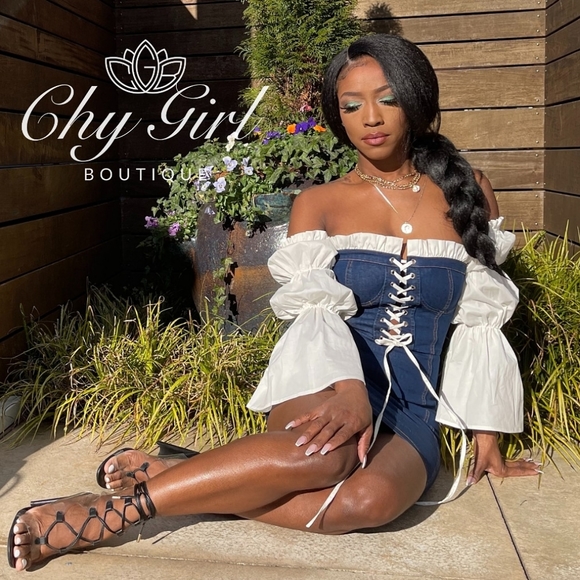 Sweetie Denim Dress - Picture 3 of 4